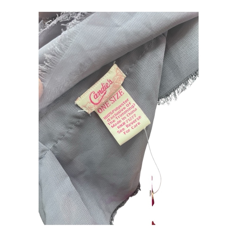 NWT Gray Candies ruffle and sequins scarf - Picture 4 of 4